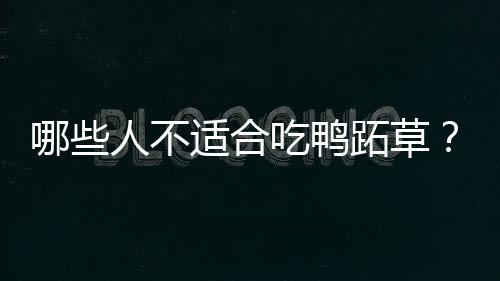哪些人不适合吃鸭跖草?鸭跖草的副作用有哪些