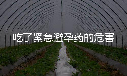 吃了紧急避孕药的危害
