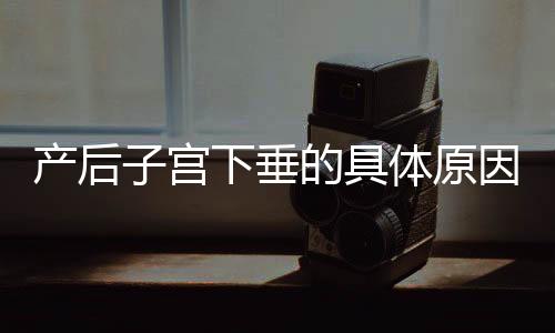 产后子宫下垂的具体原因