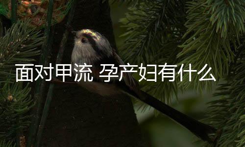 面对甲流 孕产妇有什么应对招数?