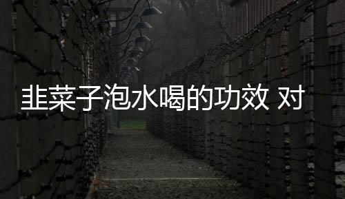 韭菜子泡水喝的功效 对身体大有好处!